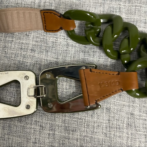 Prada Green Plastic Chain Belt main image 4